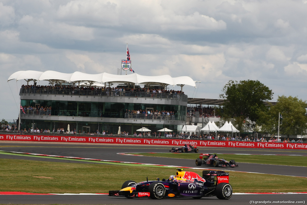 GP GRAN BRETAGNA, 06.07.2014 - Gara, Daniel Ricciardo (AUS) Infiniti Red Bull Racing RB10