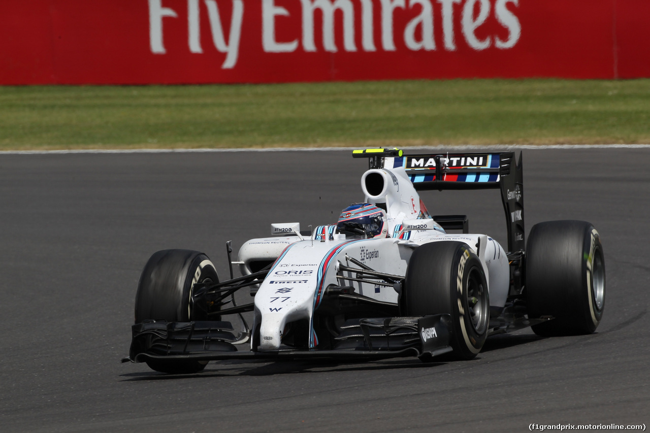 GP GRAN BRETAGNA, 06.07.2014 - Gara, Valtteri Bottas (FIN) Williams F1 Team FW36