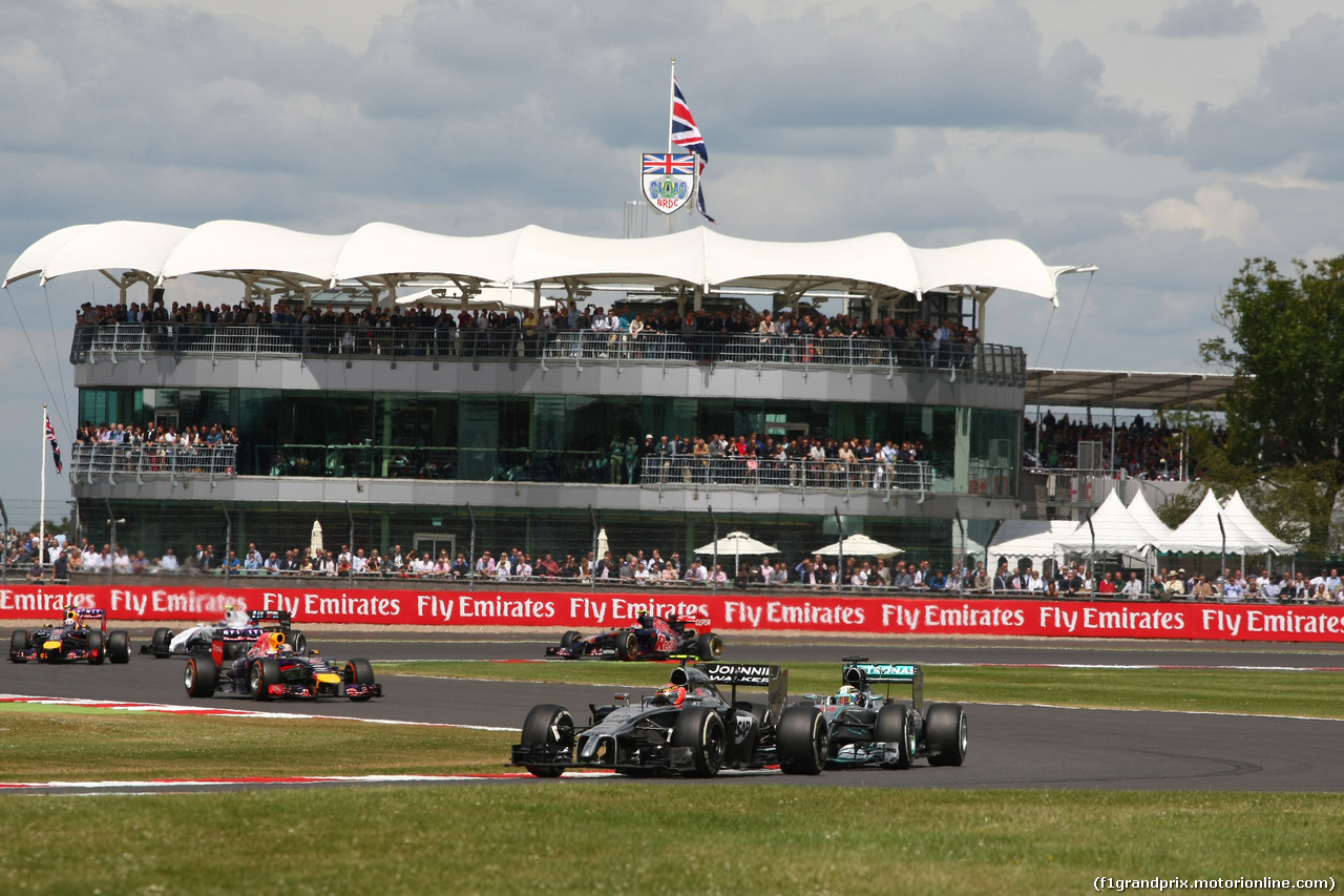 GP GRAN BRETAGNA, 06.07.2014 - Gara, Kevin Magnussen (DEN) McLaren Mercedes MP4-29