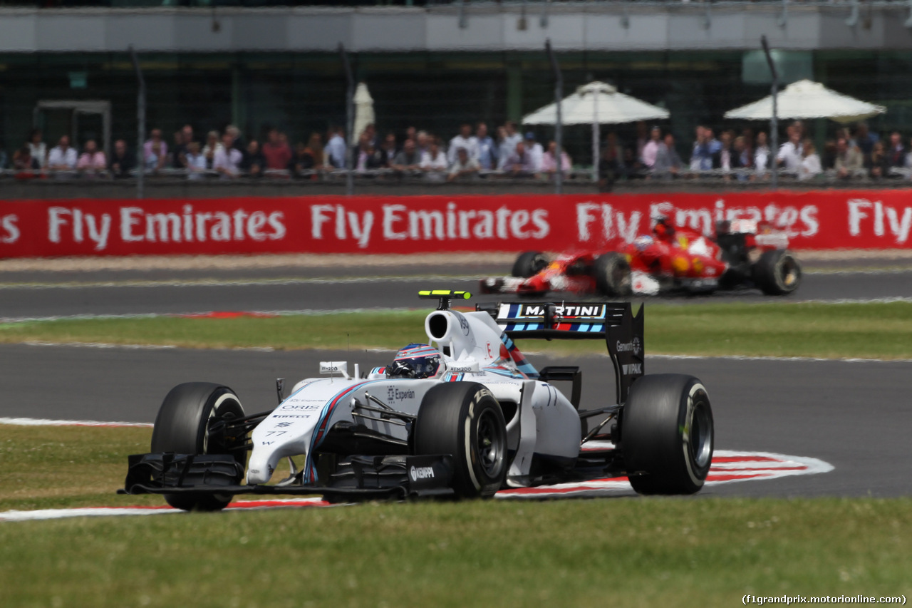 GP GRAN BRETAGNA, 06.07.2014 - Gara, Valtteri Bottas (FIN) Williams F1 Team FW36