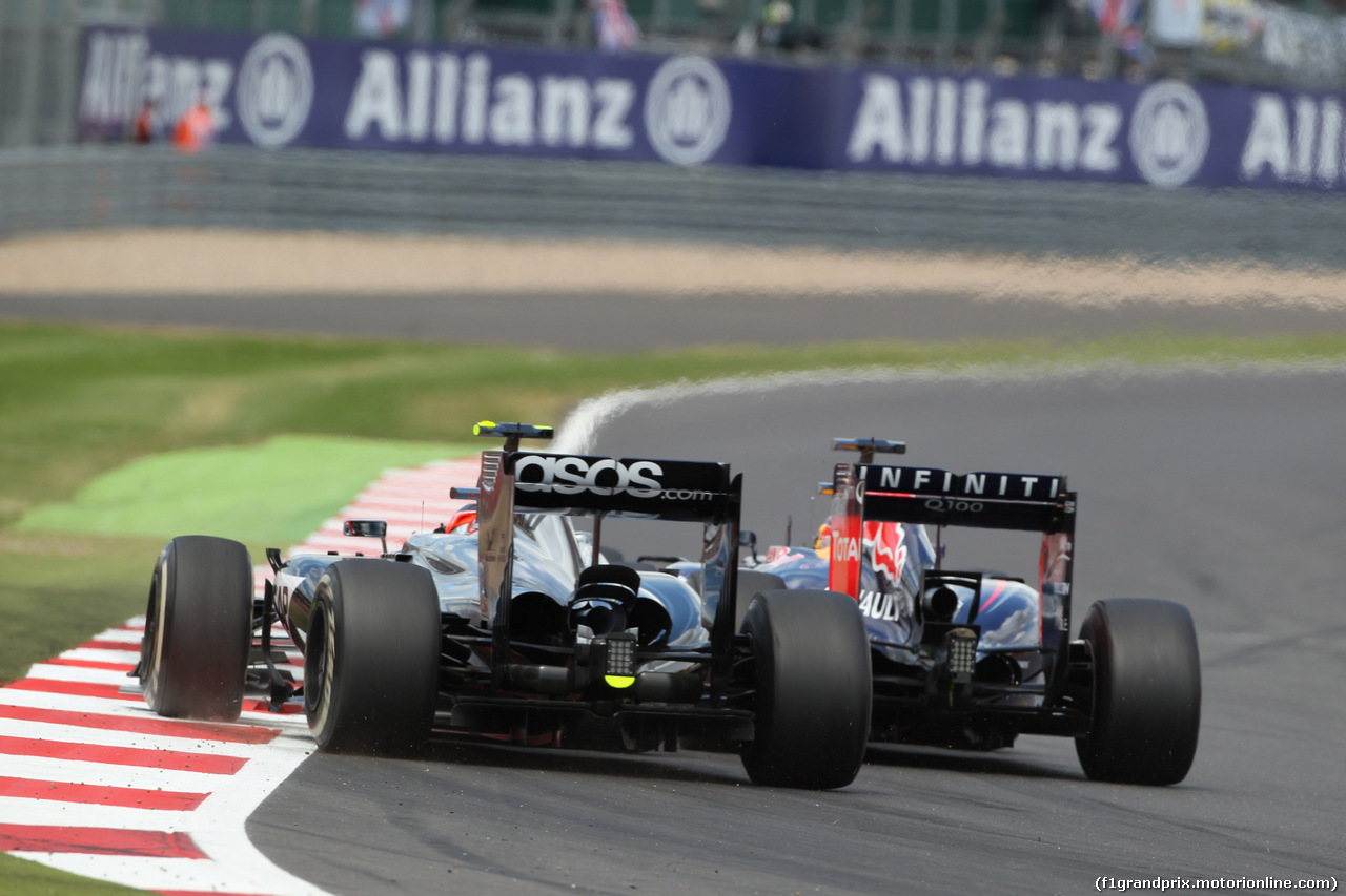 GP GRAN BRETAGNA, 06.07.2014 - Gara, Kevin Magnussen (DEN) McLaren Mercedes MP4-29