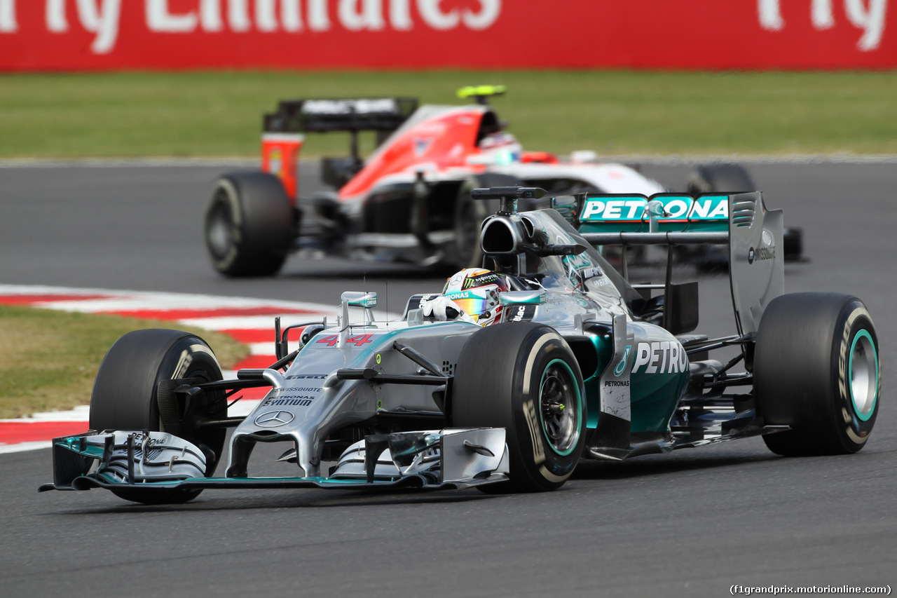 GP GRAN BRETAGNA, 06.07.2014 - Gara, Lewis Hamilton (GBR) Mercedes AMG F1 W05