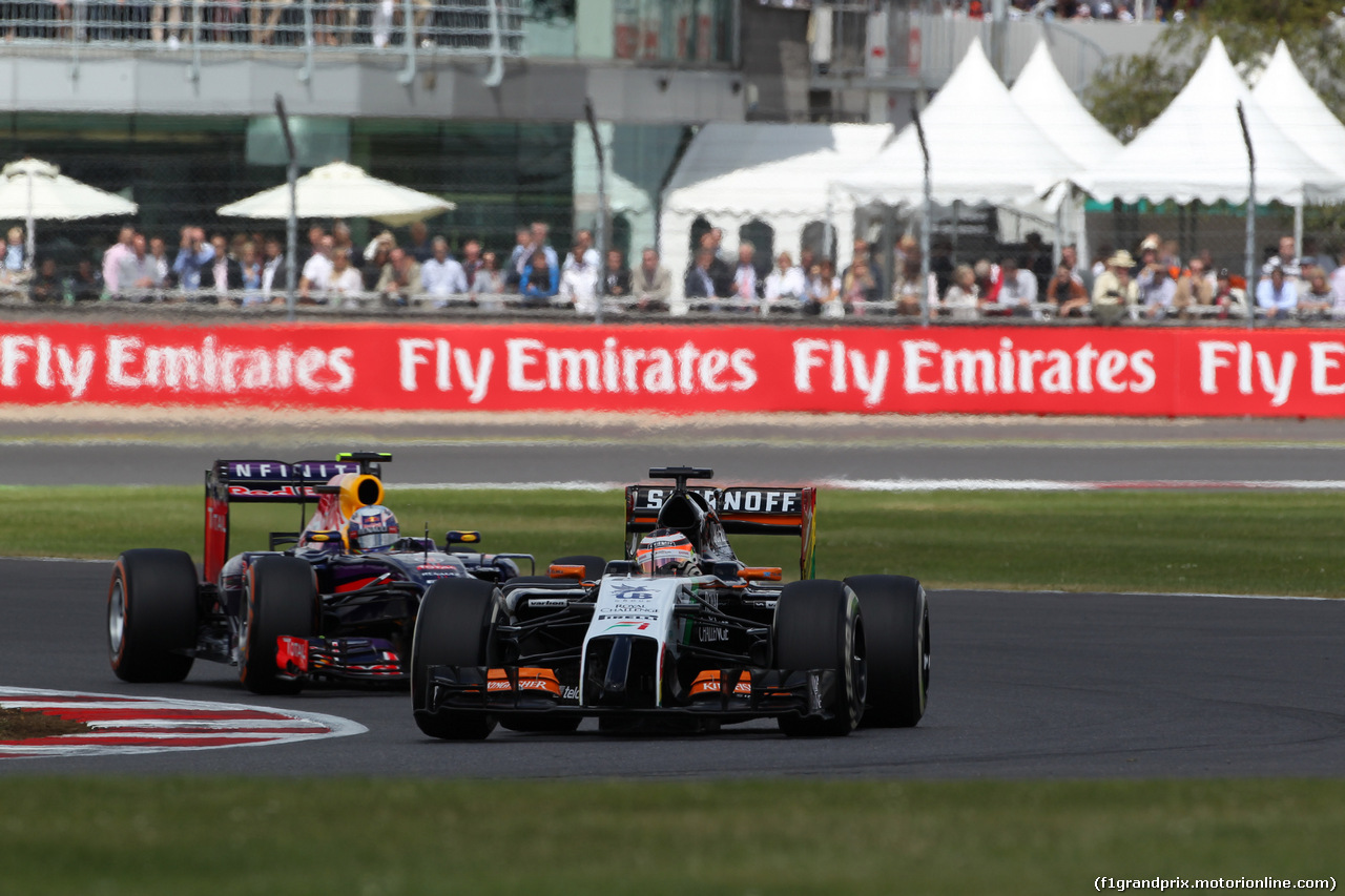 GP GRAN BRETAGNA, 06.07.2014 - Gara, Esteban Gutierrez (MEX) Sauber F1 Team C33