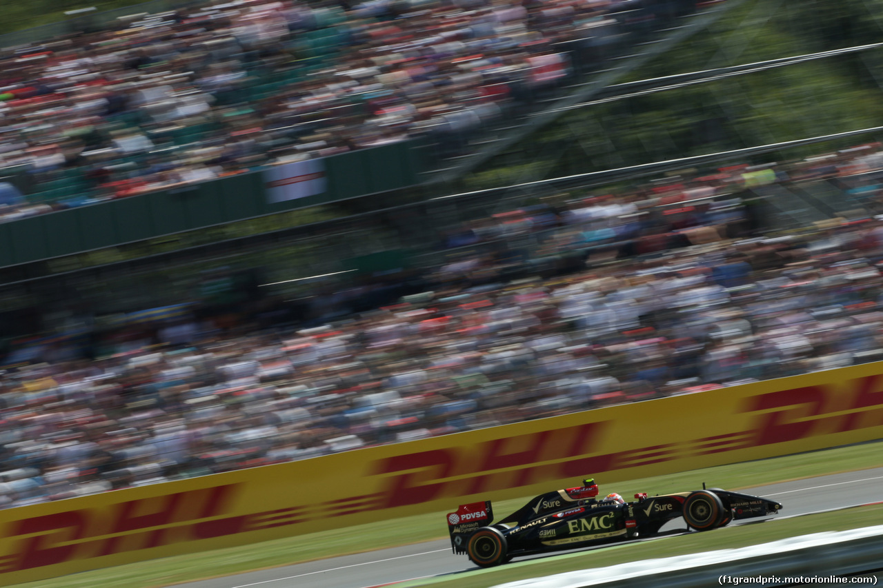 GP GRAN BRETAGNA, 06.07.2014 - Gara, Pastor Maldonado (VEN) Lotus F1 Team, E22