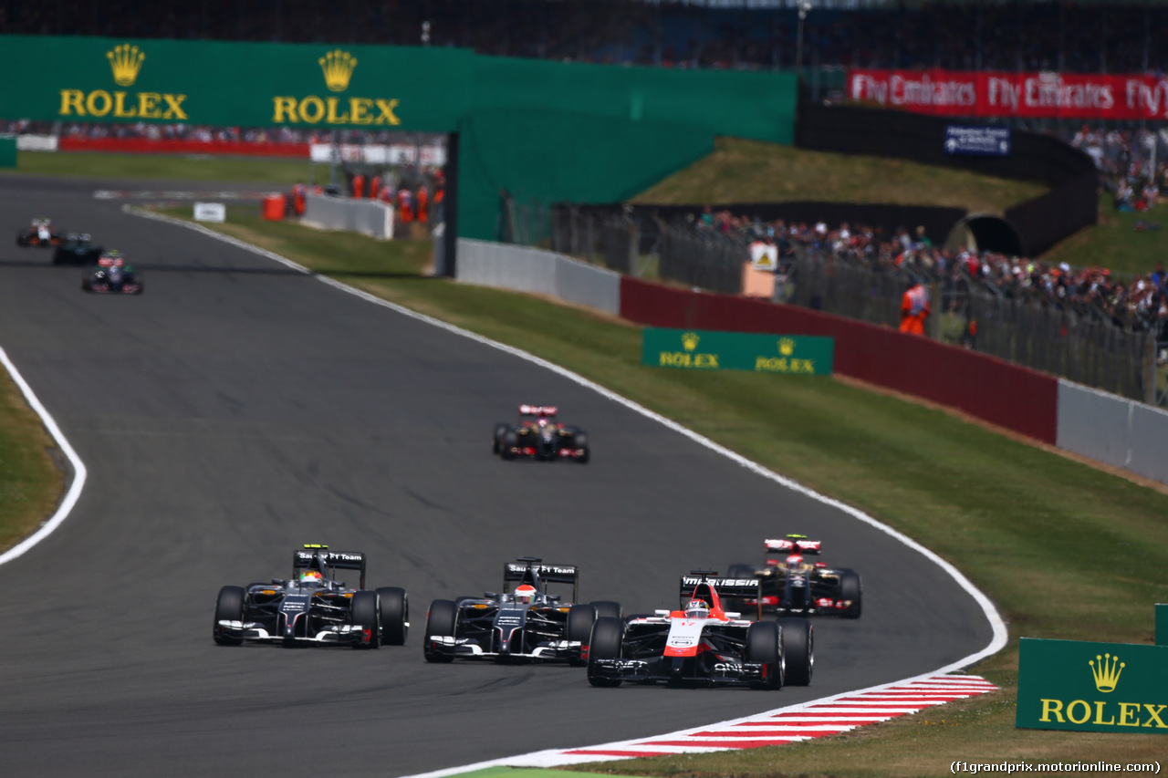 GP GRAN BRETAGNA, 06.07.2014 - Gara, Jules Bianchi (FRA) Marussia F1 Team MR03