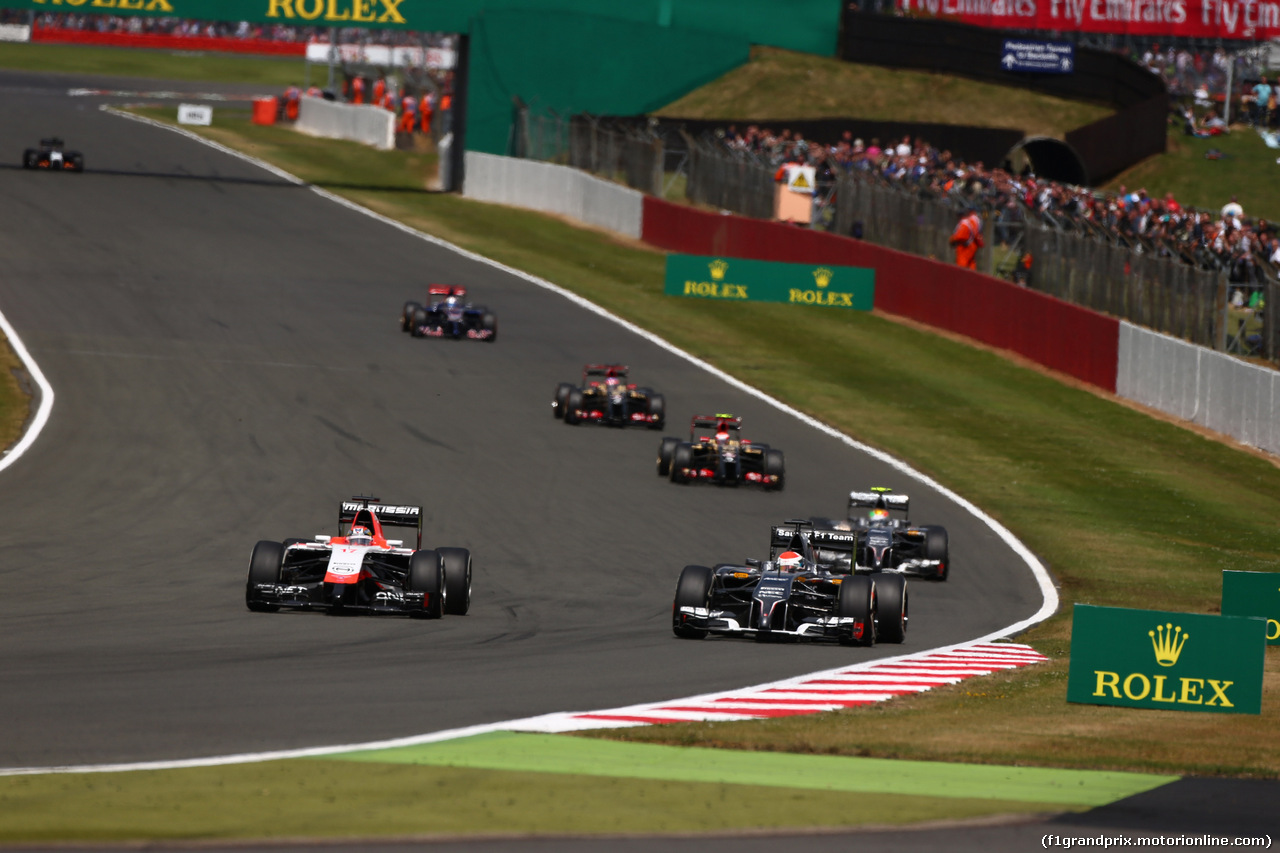 GP GRAN BRETAGNA, 06.07.2014 - Gara, Adrian Sutil (GER) Sauber F1 Team C33