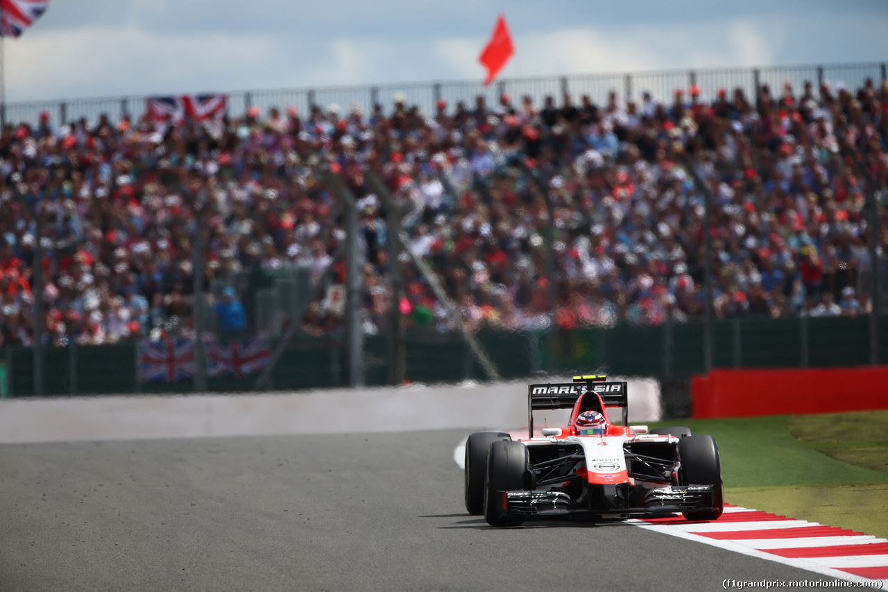 GP GRAN BRETAGNA, 06.07.2014 - Gara, Max Chilton (GBR), Marussia F1 Team MR03