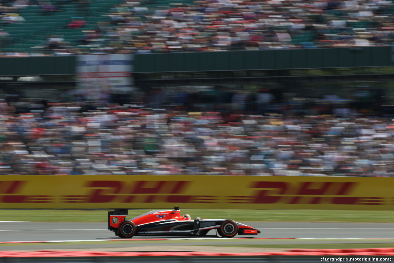 GP GRAN BRETAGNA, 06.07.2014 - Gara, Jules Bianchi (FRA) Marussia F1 Team MR03