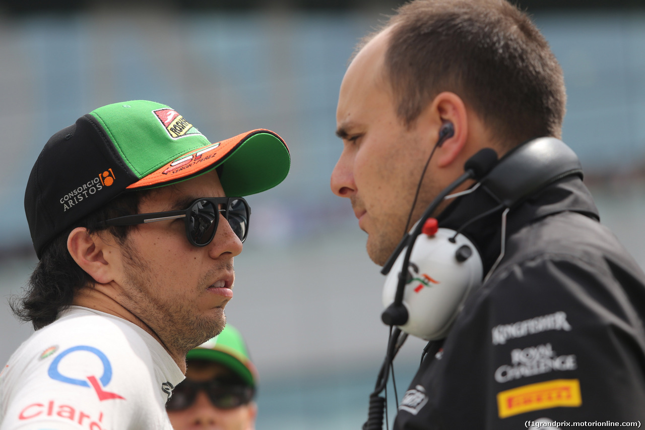 GP GRAN BRETAGNA, 06.07.2014 - Gara, Sergio Perez (MEX) Sahara Force India F1 Team VJM07