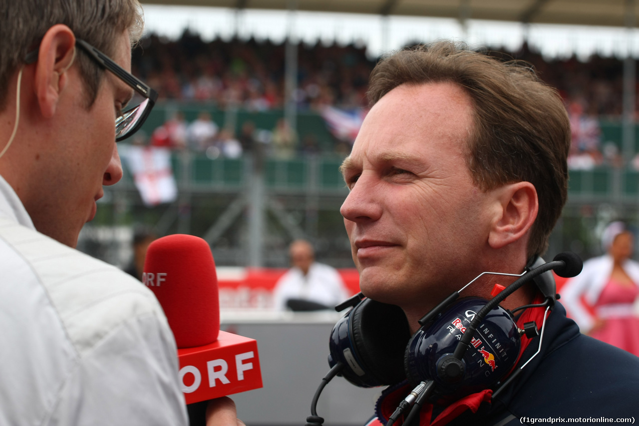 GP GRAN BRETAGNA, 06.07.2014 - Christian Horner (GBR), Red Bull Racing, Sporting Director