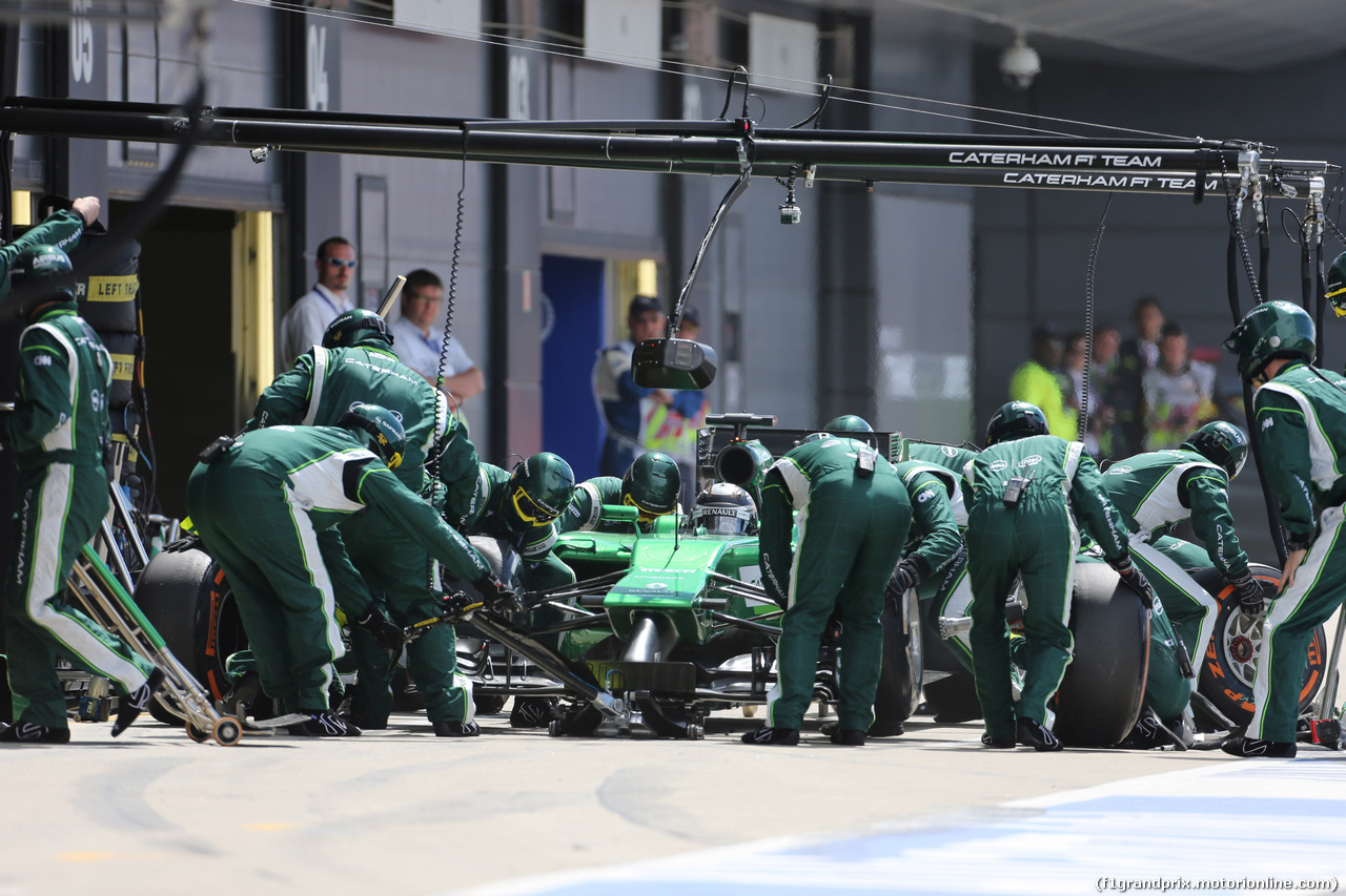 GP GRAN BRETAGNA, 06.07.2014 - Gara, Kamui Kobayashi (JPN) Caterham F1 Team CT05