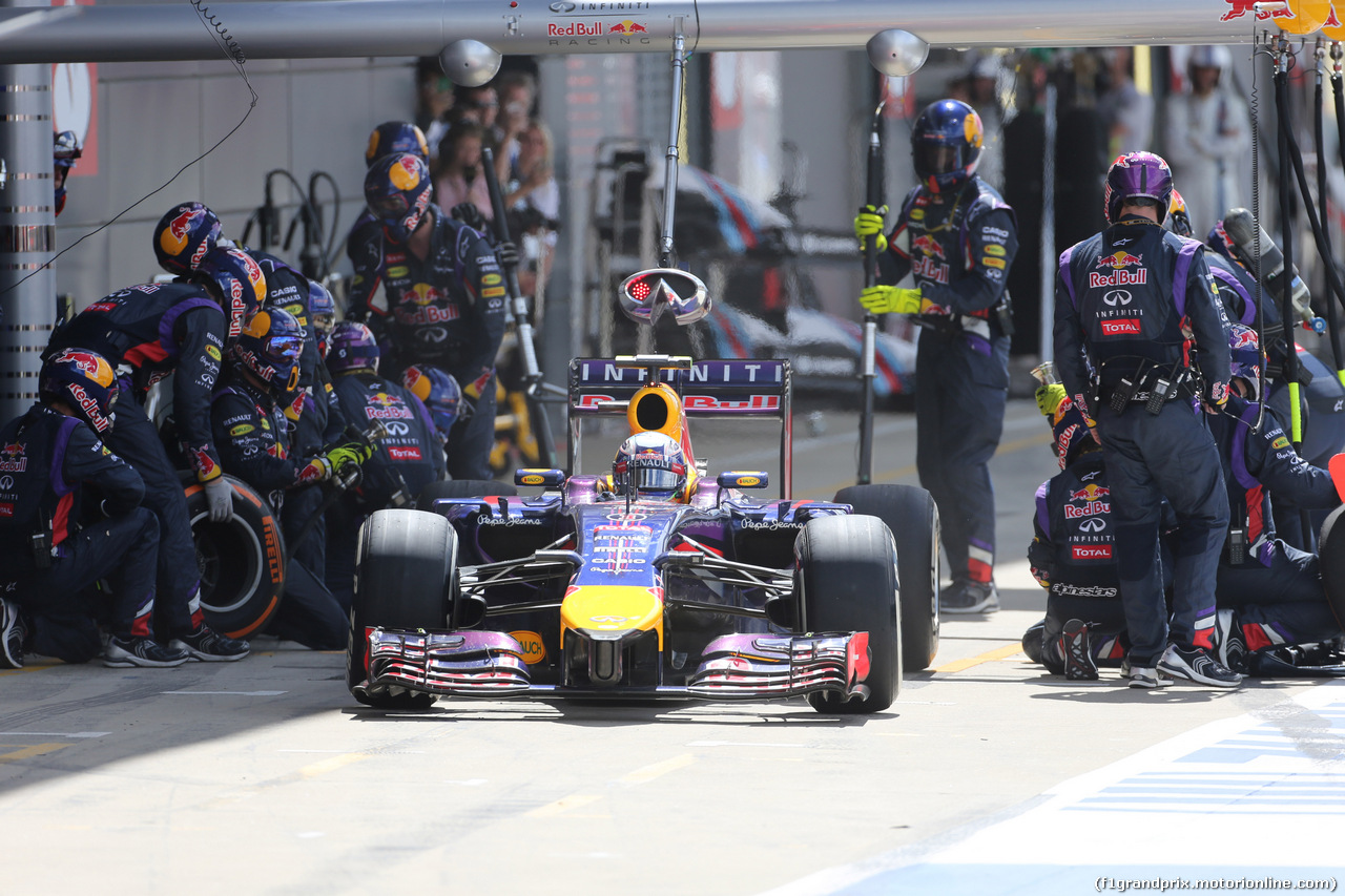 GP GRAN BRETAGNA, 06.07.2014 - Gara, Daniel Ricciardo (AUS) Infiniti Red Bull Racing RB10