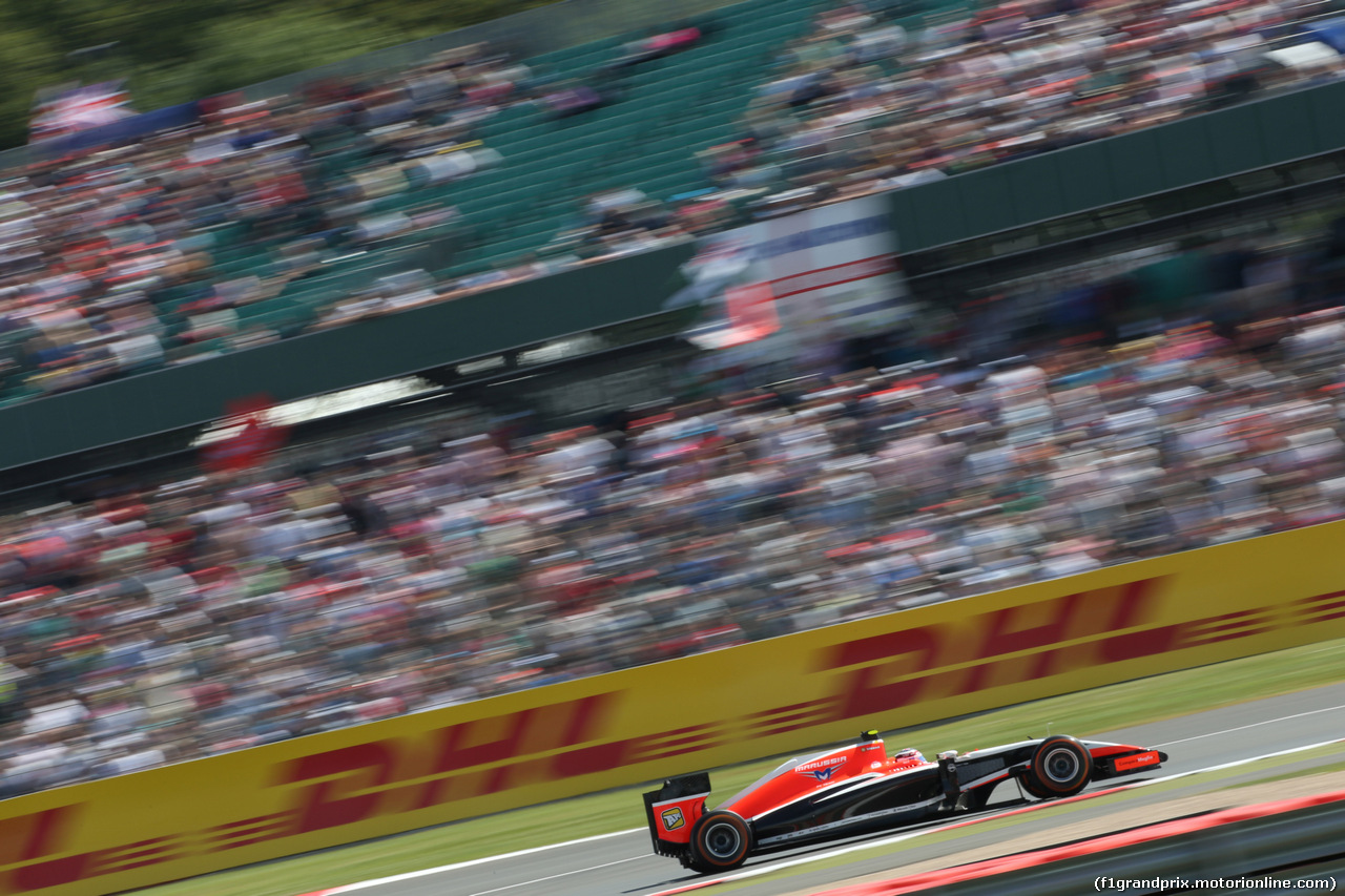 GP GRAN BRETAGNA, 06.07.2014 - Gara, Max Chilton (GBR), Marussia F1 Team MR03