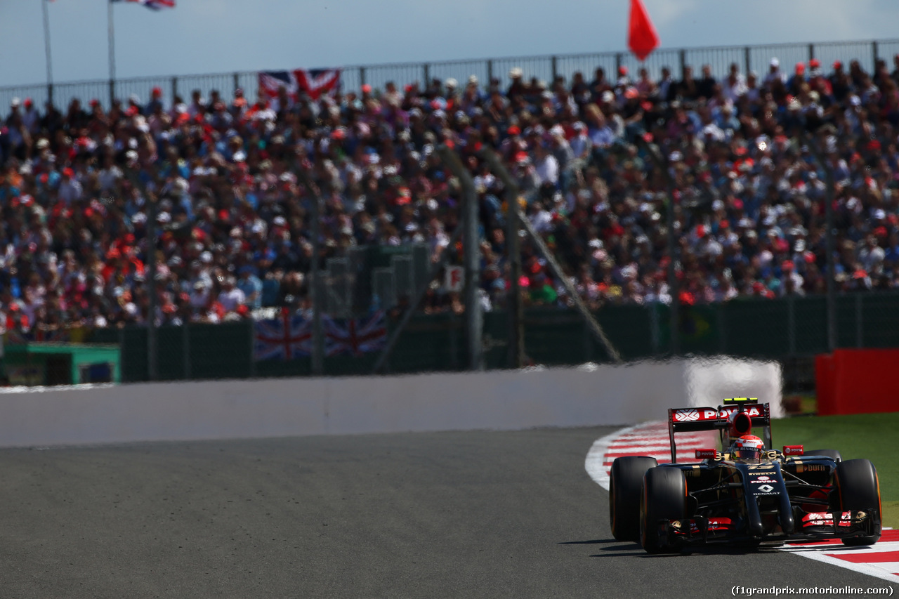 GP GRAN BRETAGNA, 06.07.2014 - Gara, Pastor Maldonado (VEN) Lotus F1 Team, E22