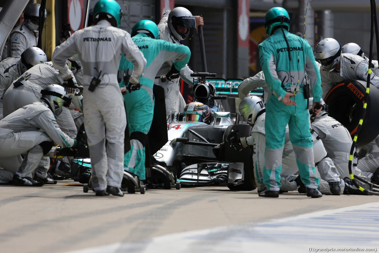 GP GRAN BRETAGNA, 06.07.2014 - Gara, Lewis Hamilton (GBR) Mercedes AMG F1 W05