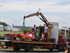 GP GRAN BRETAGNA, 06.07.2014 - Gara, The damaged car of Kimi Raikkonen (FIN) Ferrari F147