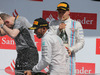 GP GRAN BRETAGNA, 06.07.2014 - Podium, Lewis Hamilton (GBR) Mercedes AMG F1 W05 (vincitore), Valtteri Bottas (FIN) Williams F1 Team FW36 (secondo) e Daniel Ricciardo (AUS) Infiniti Red Bull Racing RB10 (terzo)