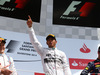 GP GRAN BRETAGNA, 06.07.2014 - Podium, Lewis Hamilton (GBR) Mercedes AMG F1 W05 (vincitore)