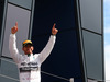 GP GRAN BRETAGNA, 06.07.2014 - Podium, Lewis Hamilton (GBR) Mercedes AMG F1 W05 (vincitore)