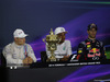 GP DE GRAN BRETAÑA, 06.07.2014 - Conferencia de prensa, Lewis Hamilton (GBR) Mercedes AMG F1 W05 (ganador), Valtteri Bottas (FIN) Williams F1 Team FW36 (segundo) y Daniel Ricciardo (AUS) Infiniti Red Bull Racing RB10 (tercero)