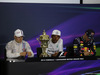 GP GRAN BRETAGNA, 06.07.2014 - Conferenza Stampa, Lewis Hamilton (GBR) Mercedes AMG F1 W05 (vincitore), Valtteri Bottas (FIN) Williams F1 Team FW36 (secondo) e Daniel Ricciardo (AUS) Infiniti Red Bull Racing RB10 (terzo)