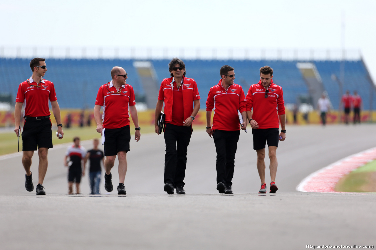 GP GRAN BRETAGNA, Jules Bianchi (FRA), Marussia F1 Team  
03.07.2014. Formula 1 World Championship, Rd 9, British Grand Prix, Silverstone, England, Preparation Day.