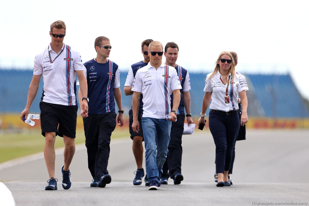 GP GRAN BRETAGNA, Valtteri Bottas (FIN), Williams F1 Team 
03.07.2014. Formula 1 World Championship, Rd 9, British Grand Prix, Silverstone, England, Preparation Day.