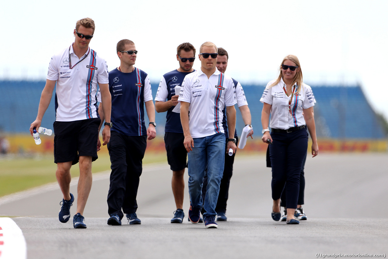 GP GRAN BRETAGNA, Valtteri Bottas (FIN), Williams F1 Team 
03.07.2014. Formula 1 World Championship, Rd 9, British Grand Prix, Silverstone, England, Preparation Day.