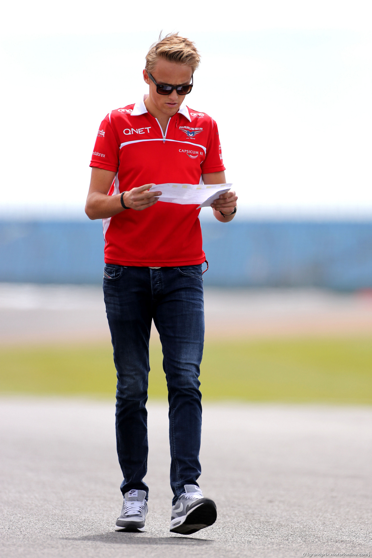 GP GRAN BRETAGNA, Max Chilton (GBR), Marussia F1 Team 
03.07.2014. Formula 1 World Championship, Rd 9, British Grand Prix, Silverstone, England, Preparation Day.