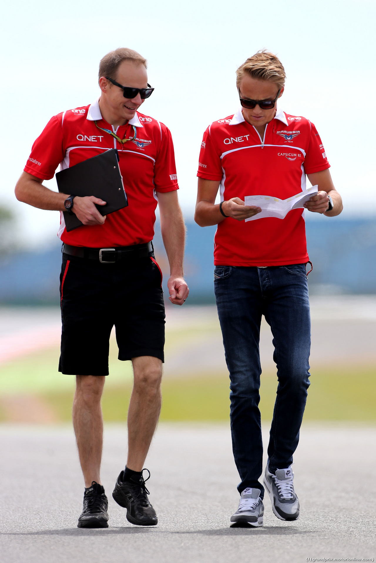 GP GRAN BRETAGNA, Max Chilton (GBR), Marussia F1 Team 
03.07.2014. Formula 1 World Championship, Rd 9, British Grand Prix, Silverstone, England, Preparation Day.