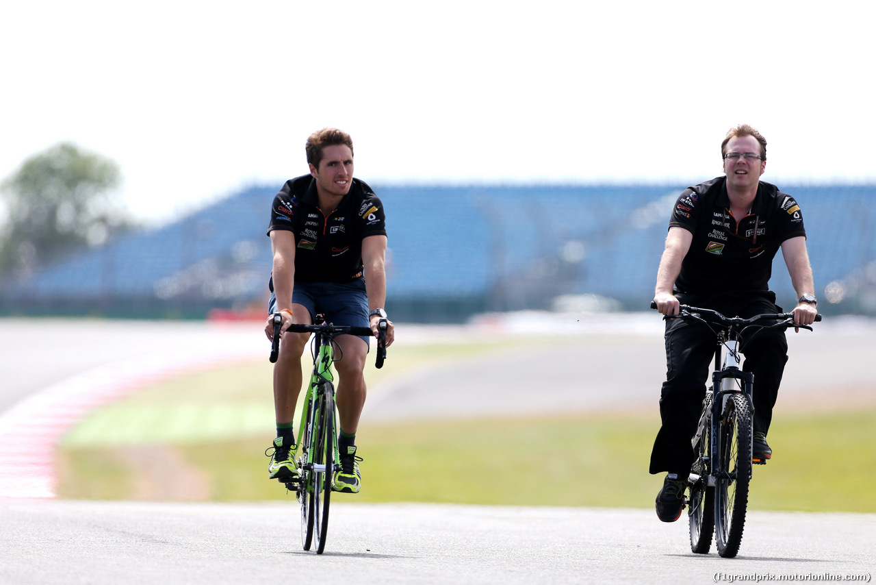 GP GRAN BRETAGNA, Daniel Juncadella (ESP) Sahara Force India F1 Team Test e Reserve Driver 
03.07.2014. Formula 1 World Championship, Rd 9, British Grand Prix, Silverstone, England, Preparation Day.