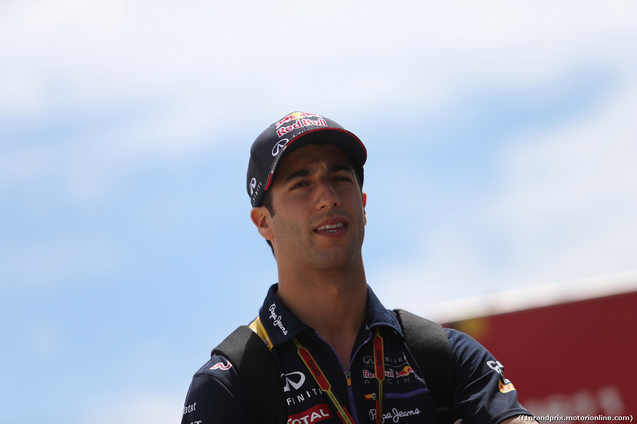 GP GRAN BRETAGNA, 03.07.2014- Daniel Ricciardo (AUS) Infiniti Red Bull Racing RB10