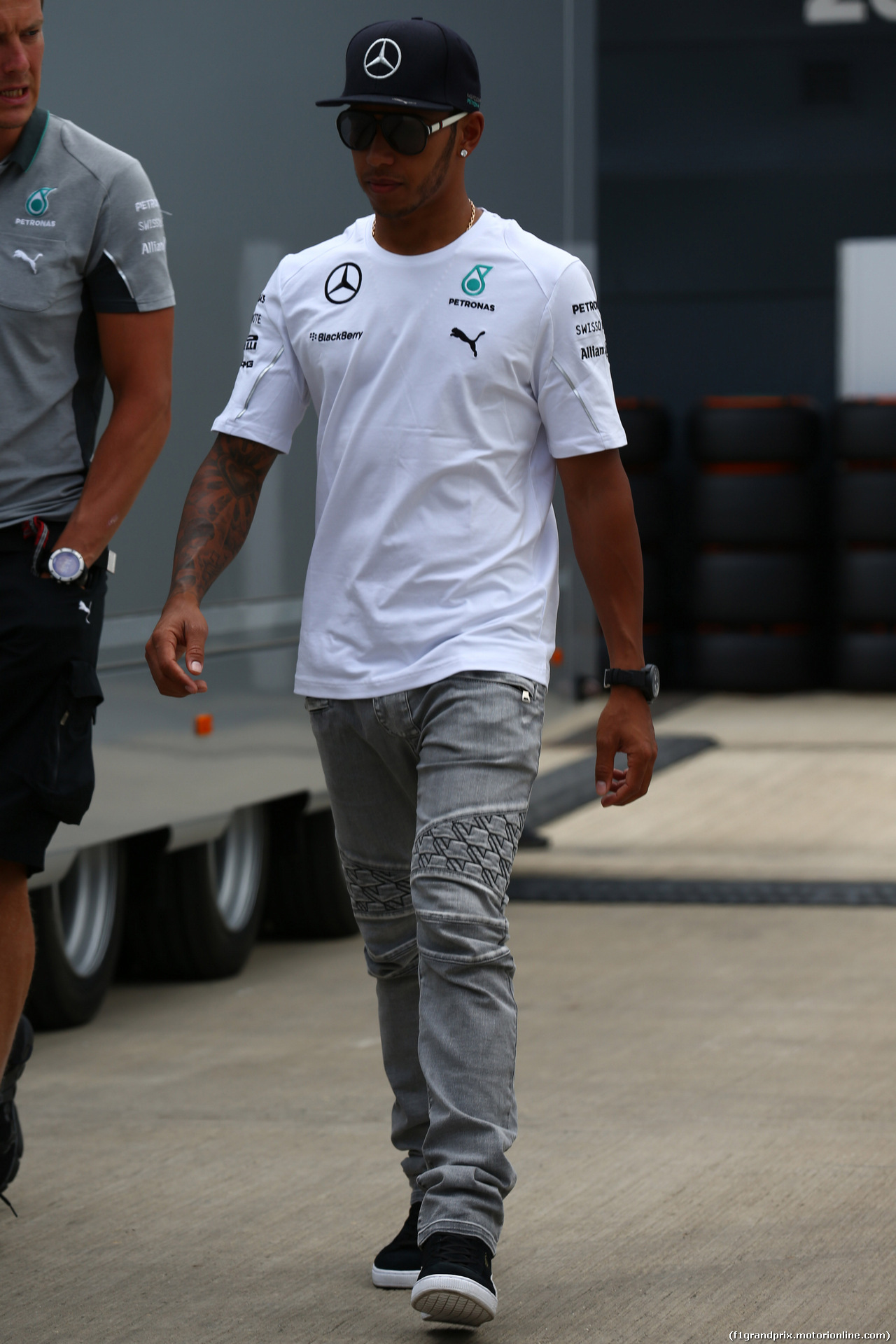 GP GRAN BRETAGNA, 03.07.2014- Lewis Hamilton (GBR) Mercedes AMG F1 W05
