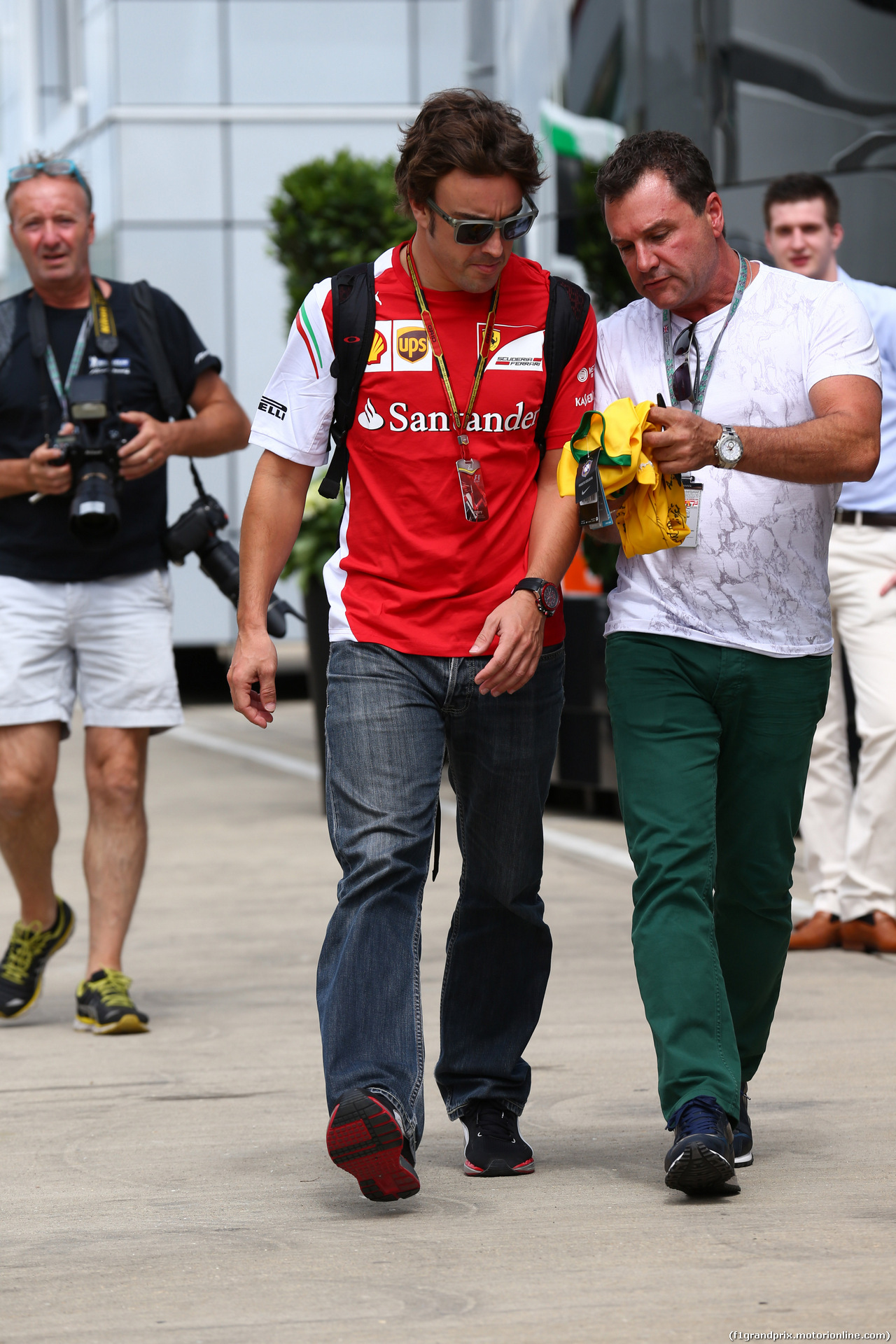 GP GRAN BRETAGNA, 03.07.2014- Fernando Alonso (ESP) Ferrari F14T