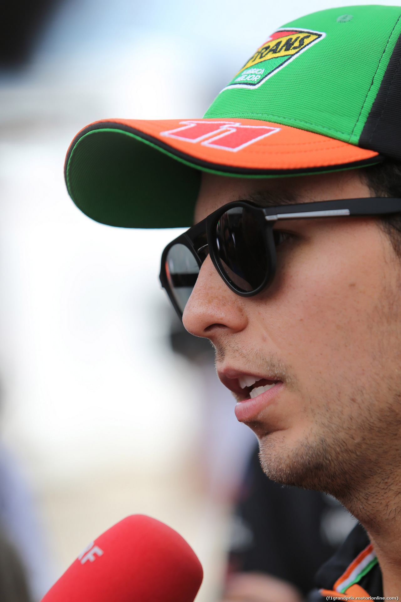 GP GRAN BRETAGNA, 03.07.2014- Sergio Perez (MEX) Sahara Force India F1 Team VJM07