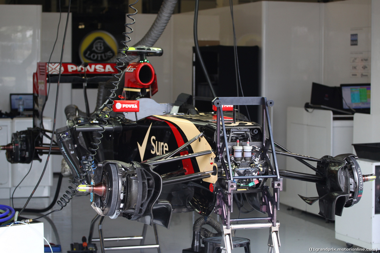GP GRAN BRETAGNA, 03.07.2014- Lotus F1 Team E22 Tech Detail