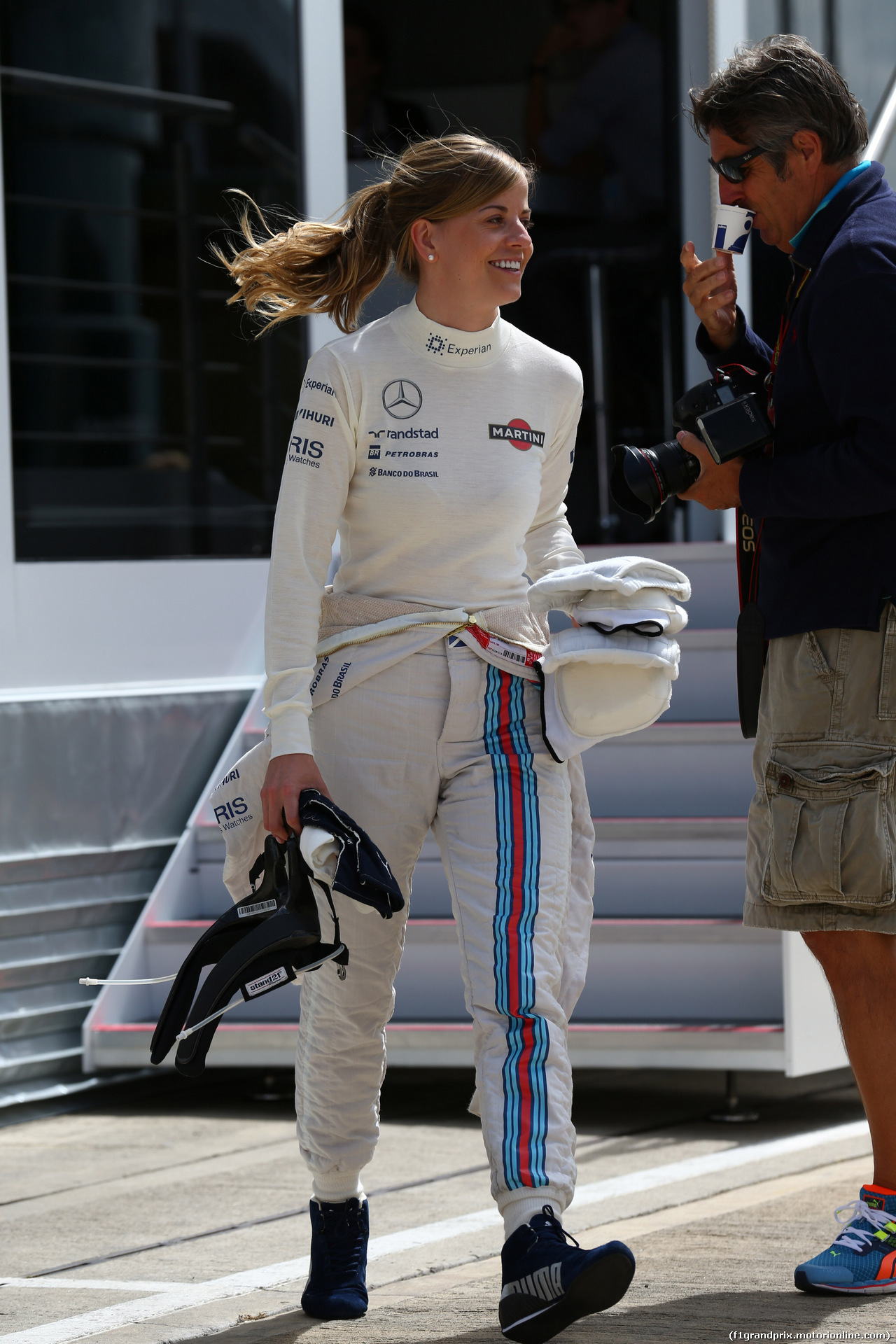 GP GRAN BRETAGNA, 03.07.2014- Susie Wolff (GBR) Williams Development Driver
