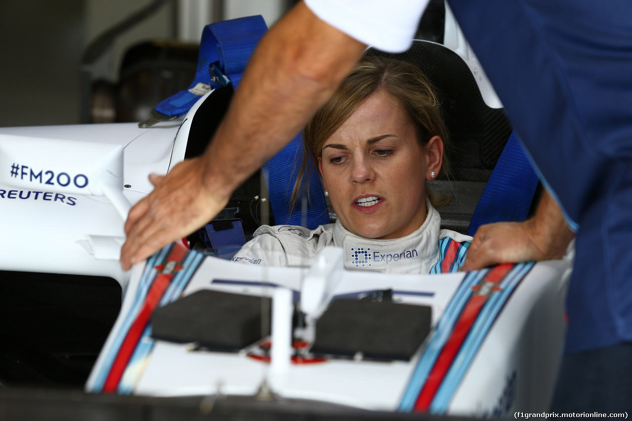 GP GRAN BRETAGNA, 03.07.2014- Susie Wolff (GBR) Williams Development Driver