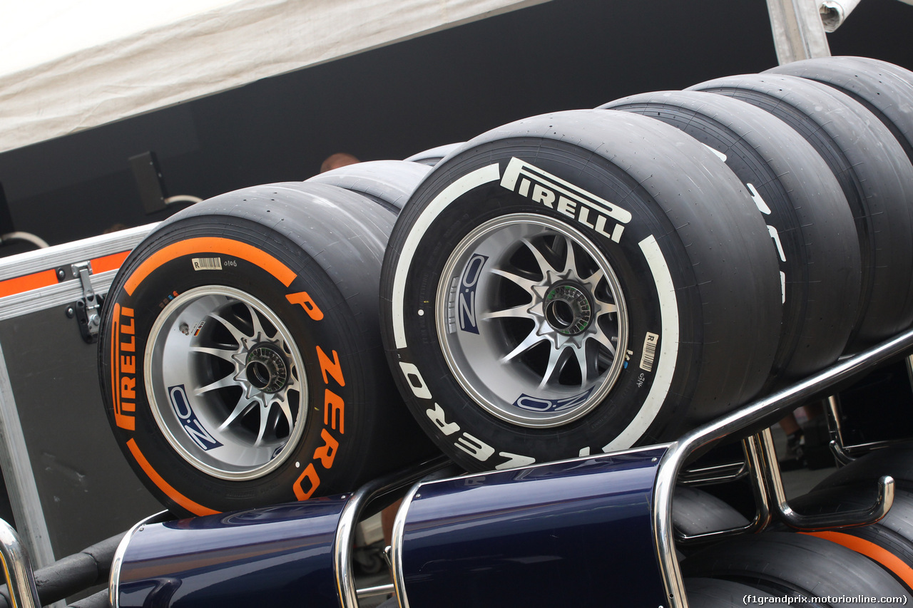 GP GRAN BRETAGNA, 03.07.2014- Pirelli Tires