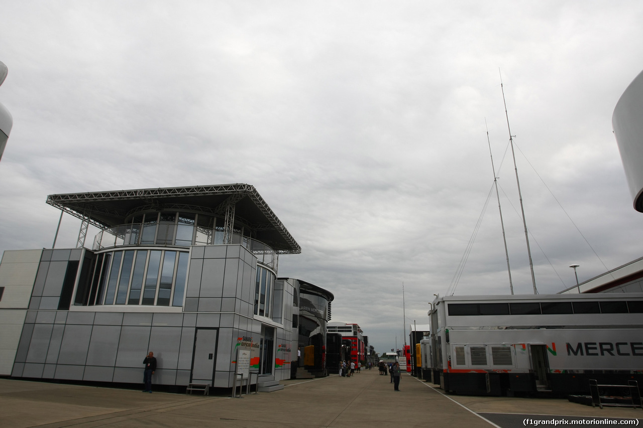GP GRAN BRETAGNA, 03.07.2014- The Paddock