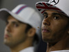 GP GRAN BRETAGNA, 03.07.2014- Lewis Hamilton (GBR) Mercedes AMG F1 W05 e Felipe Massa (BRA) Williams F1 Team FW36