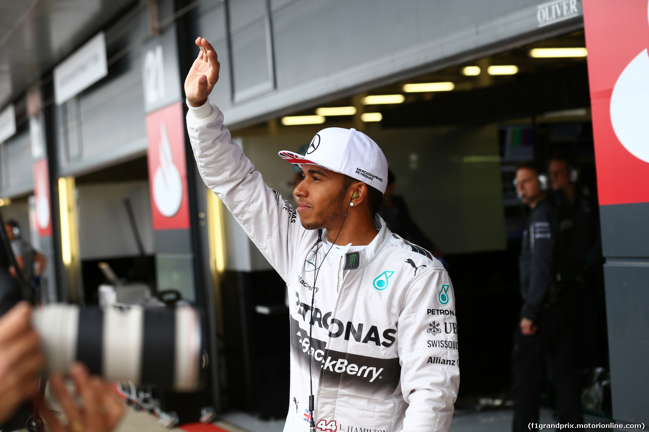 GP GRAN BRETAGNA, 04.07.2014 - Prove Libere 3, Lewis Hamilton (GBR) Mercedes AMG F1 W05