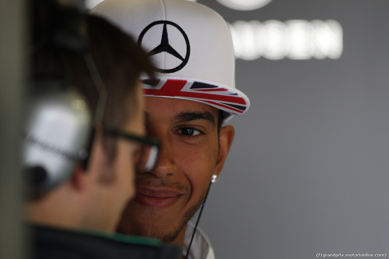 GP GRAN BRETAGNA, 04.07.2014 - Prove Libere 3, Lewis Hamilton (GBR) Mercedes AMG F1 W05