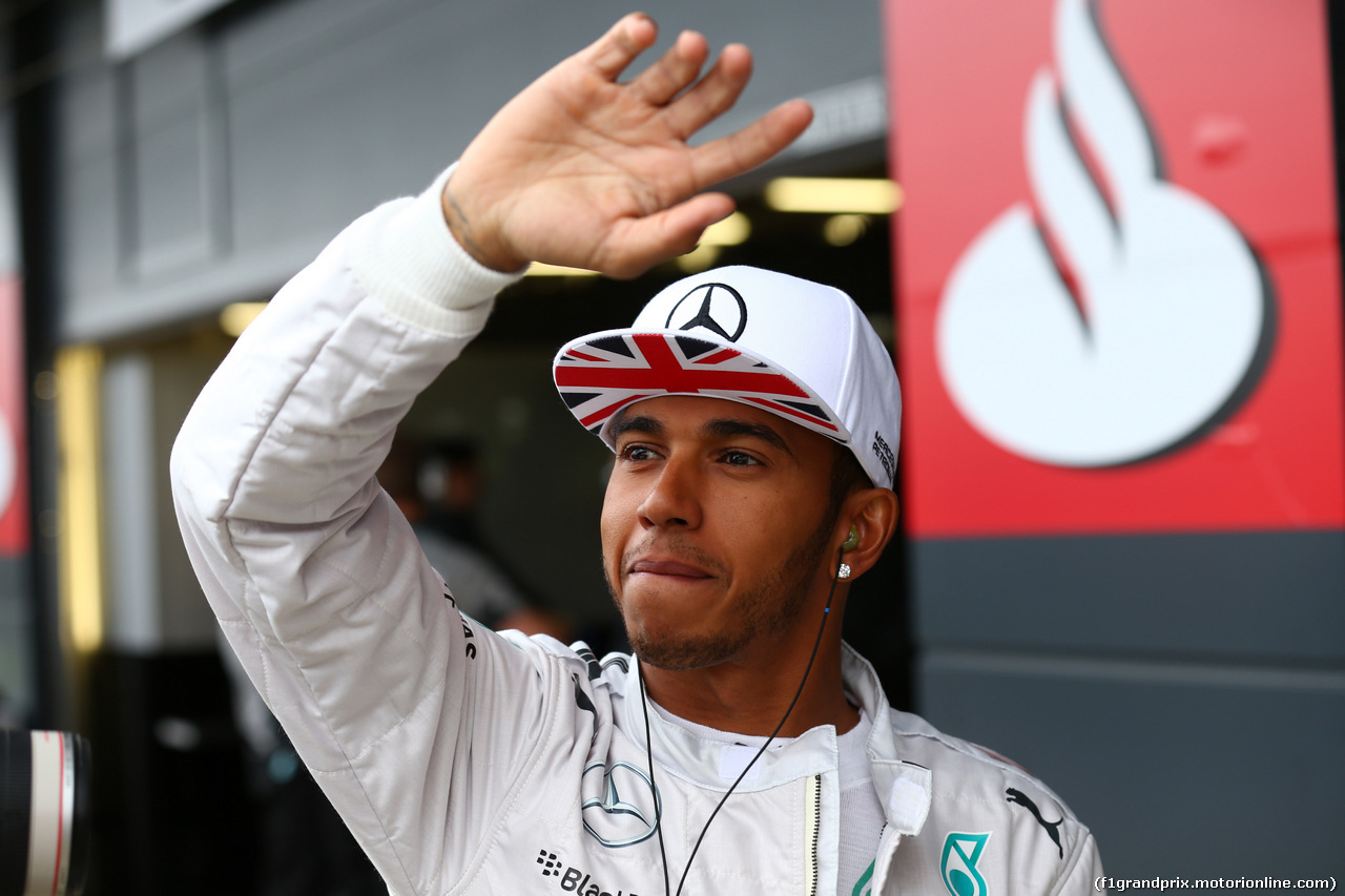 GP GRAN BRETAGNA, 04.07.2014 - Prove Libere 3, Lewis Hamilton (GBR) Mercedes AMG F1 W05