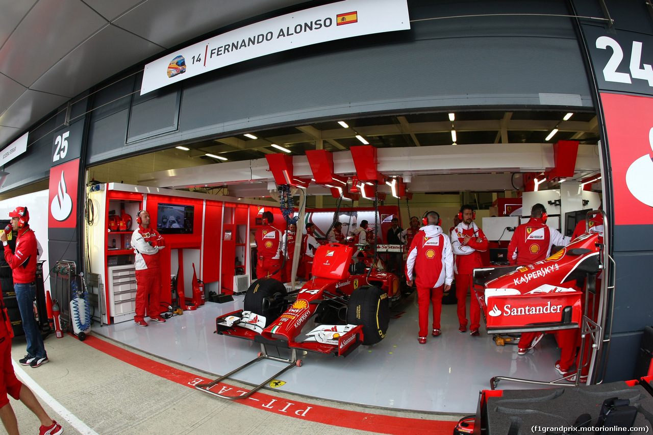 GP GRAN BRETAGNA, 04.07.2014 - Prove Libere 3, Fernando Alonso (ESP) Ferrari F14T