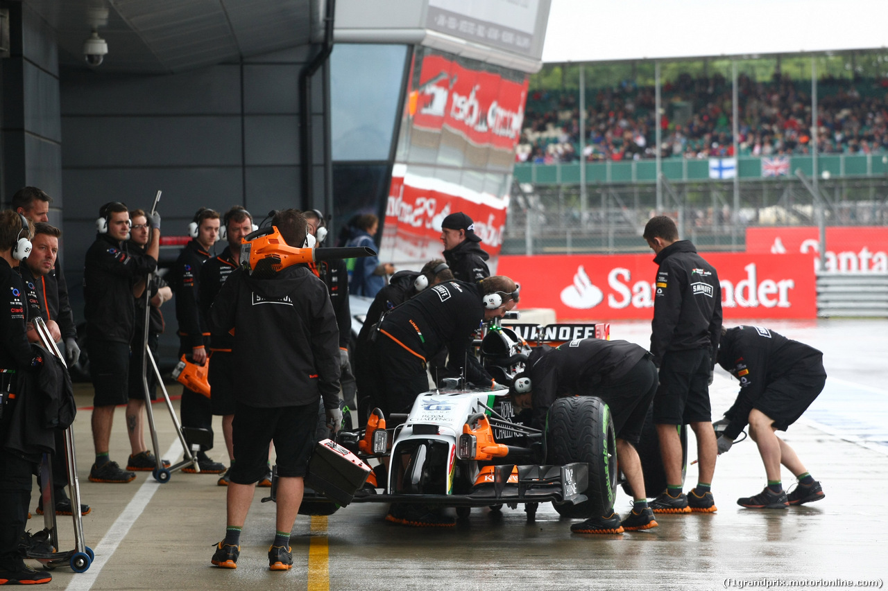GP GRAN BRETAGNA, 04.07.2014 - Prove Libere 3, Nico Hulkenberg (GER) Sahara Force India VJM07
