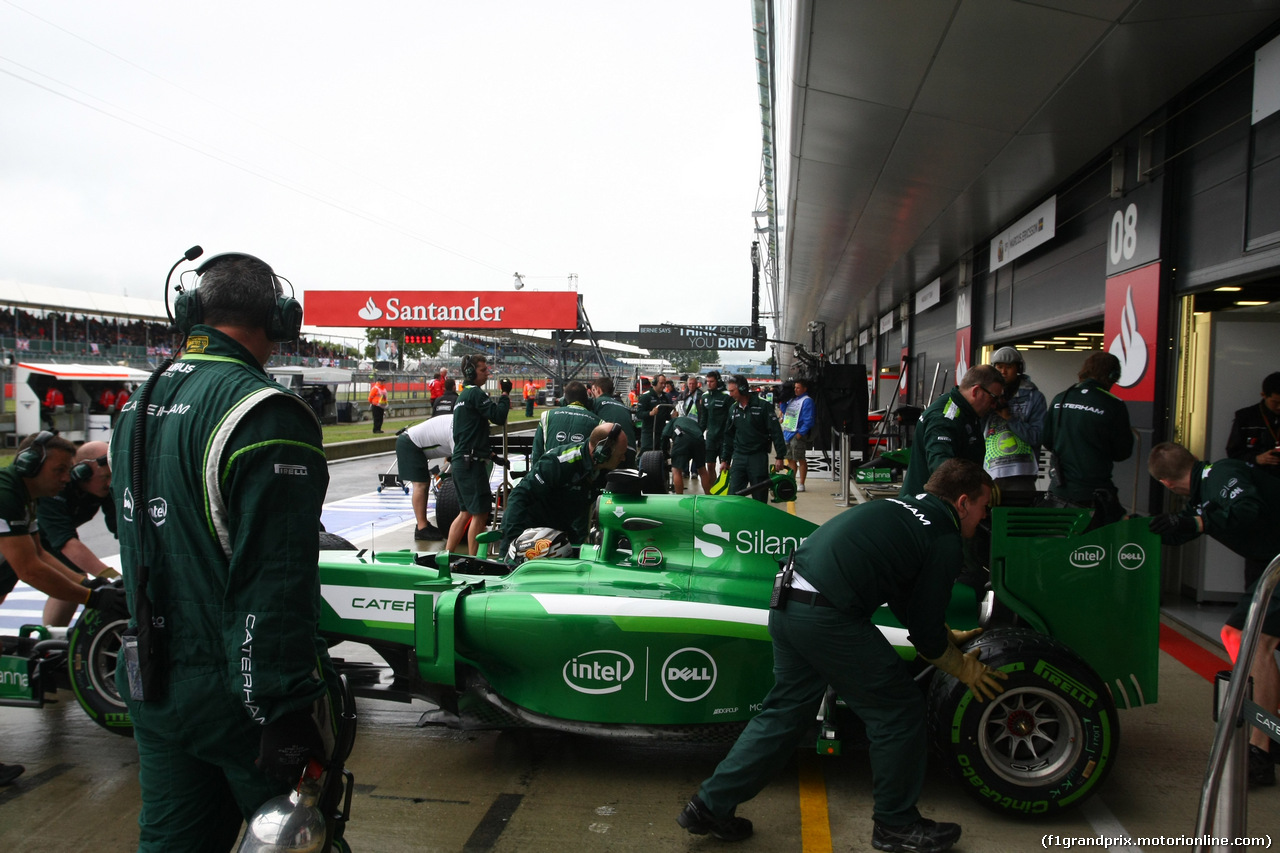 GP GRAN BRETAGNA, 04.07.2014 - Prove Libere 3, Kamui Kobayashi (JPN) Caterham F1 Team CT05