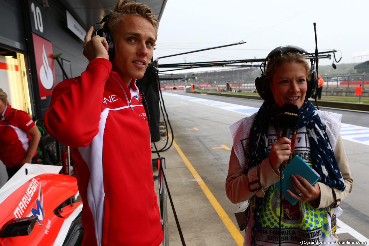 GP GRAN BRETAGNA, 04.07.2014 - Prove Libere 3, Max Chilton (GBR), Marussia F1 Team MR03