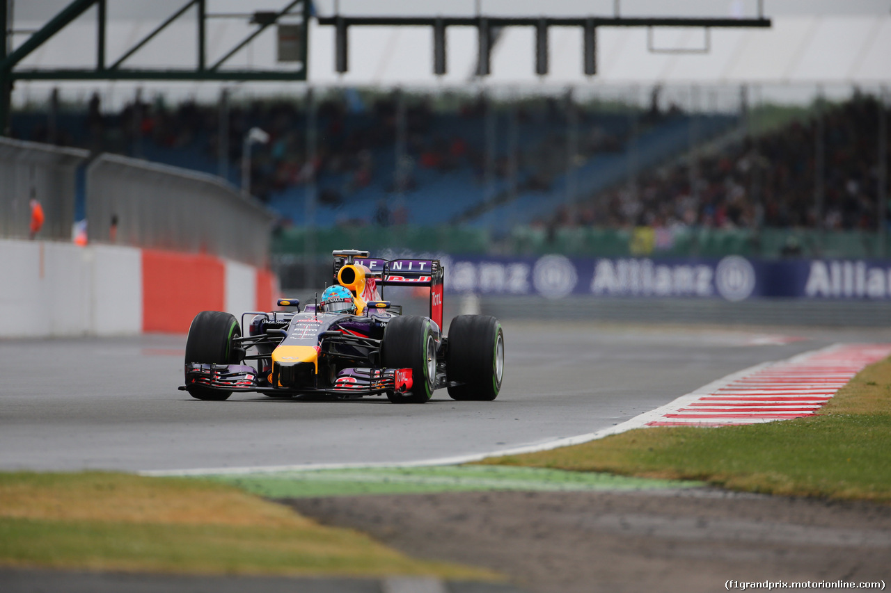 GP GRAN BRETAGNA, 04.07.2014 - Prove Libere 3, Sebastian Vettel (GER) Infiniti Red Bull Racing RB10