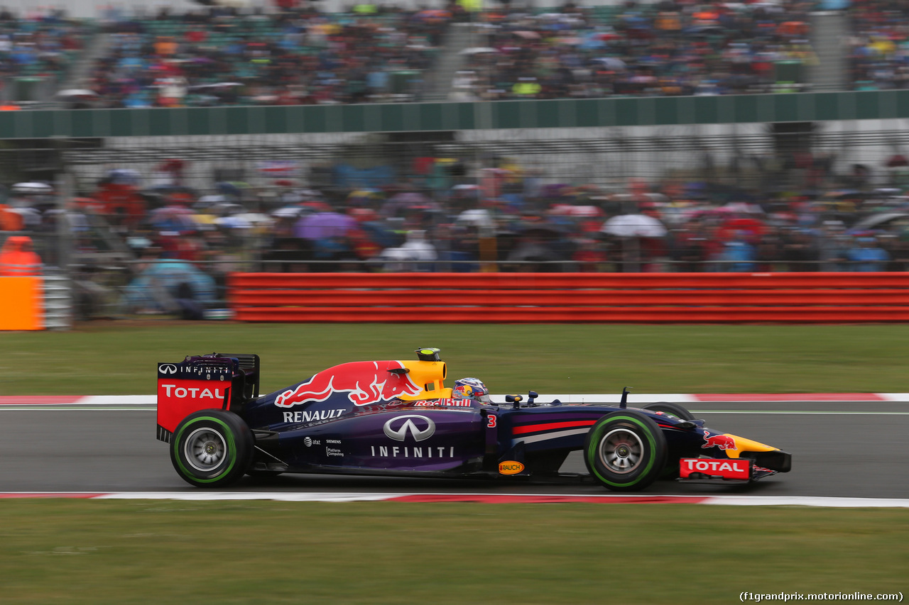 GP GRAN BRETAGNA, 04.07.2014 - Prove Libere 3, Daniel Ricciardo (AUS) Infiniti Red Bull Racing RB10